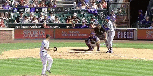 Adam Ottavino uses his slider to freeze up a Rangers hitter. (MLB)